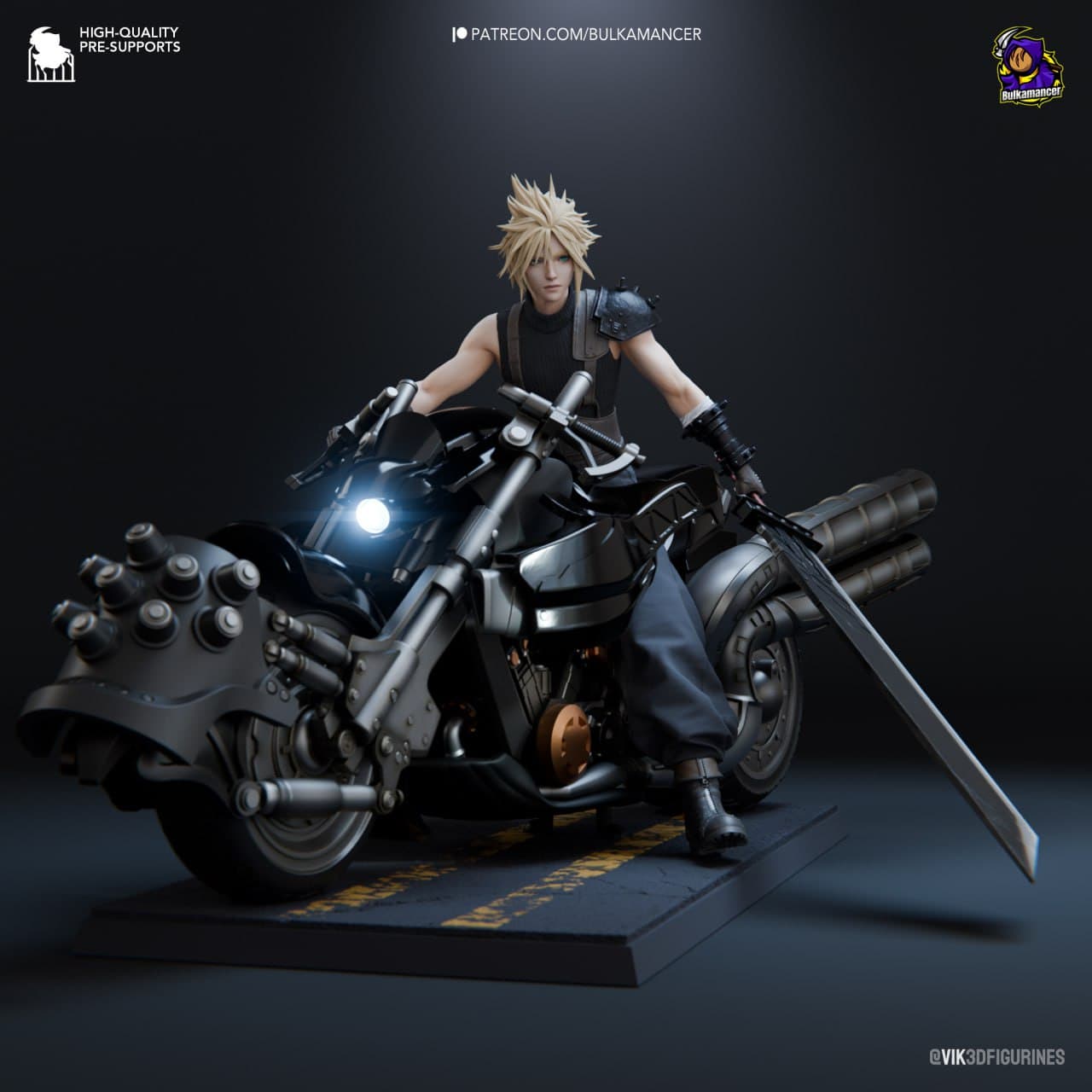 Cloud Strife on Hardy-Daytona
